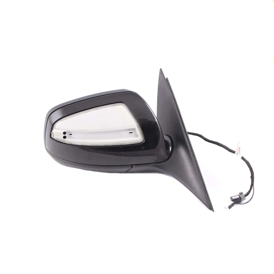 Wing Mirror Mercedes W204 Outside Right Door Trim Panel Obsidian Black - 197