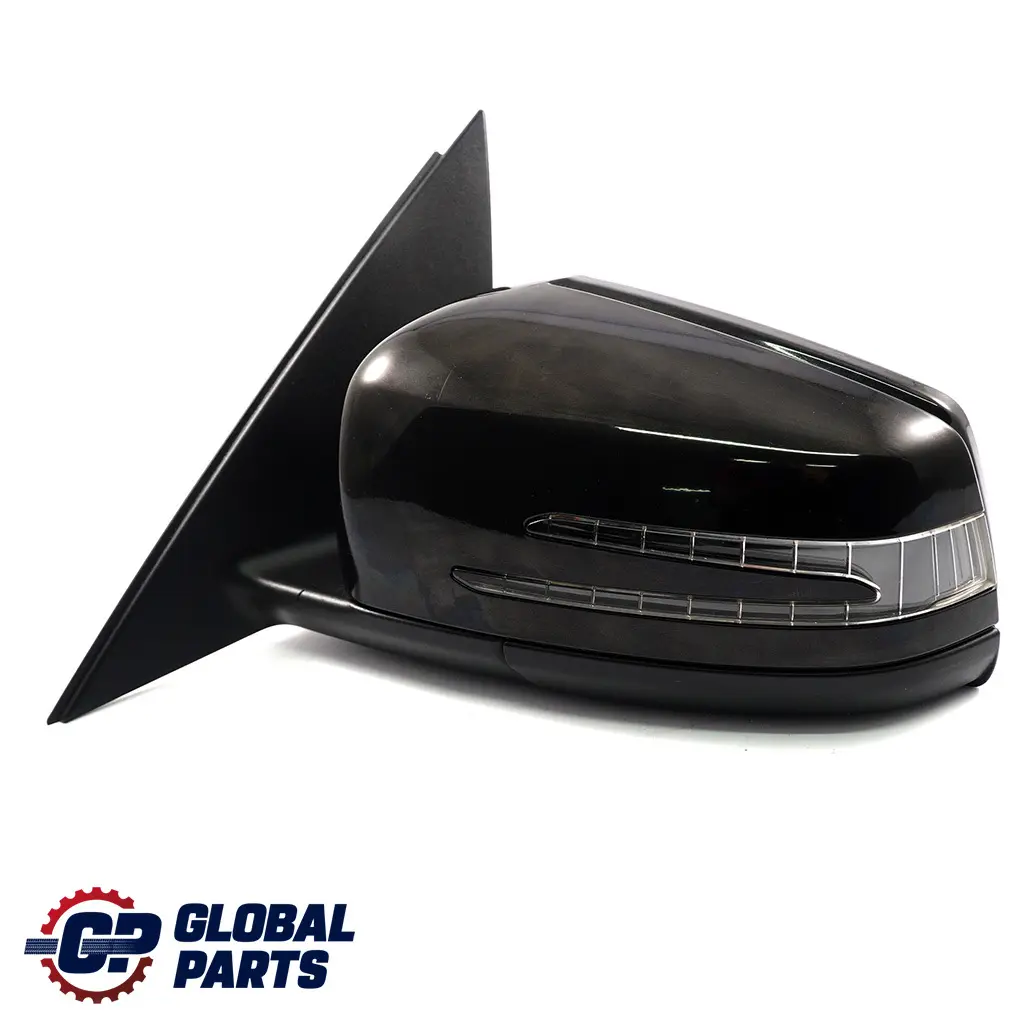 Mercedes-Benz C W204 Power Fold Auto Dip Left Wing Door Mirror Obsidian Black