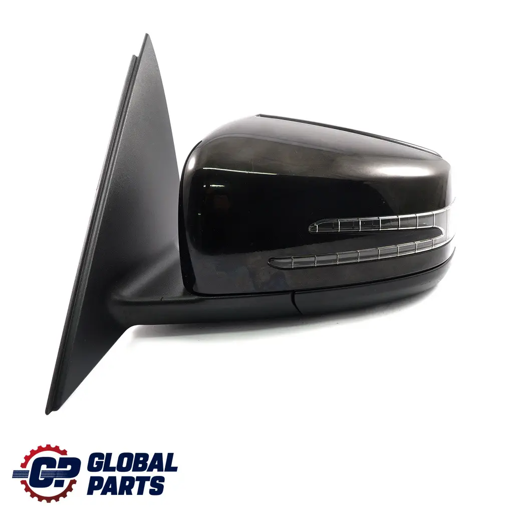 Mercedes-Benz C W204 Power Fold Auto Dip Left Wing Door Mirror Obsidian Black