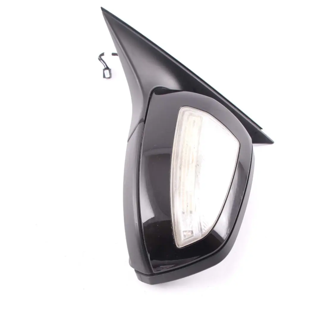 Mercedes W204 Wing Mirror Door Left N/S Obsidian Black Metallic - 197