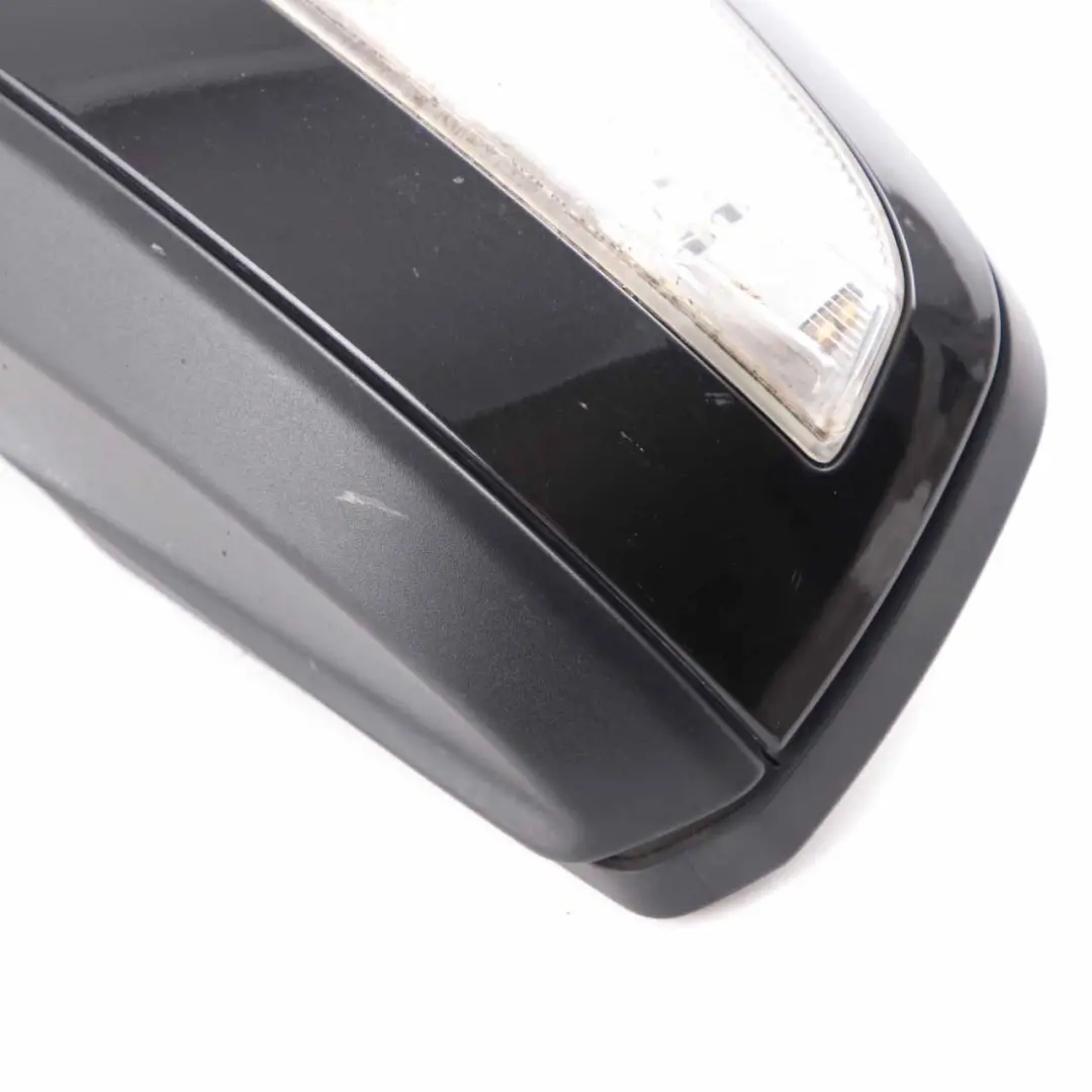 Mercedes W204 Wing Mirror Door Left N/S Outside Obsidian Black Metallic - 197