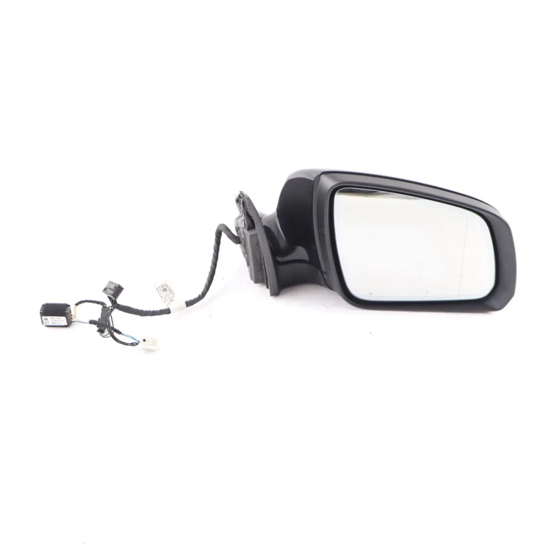 Mercedes W204 Power Fold Auto Dip Right Wing Door Mirror Obsidian Black 197