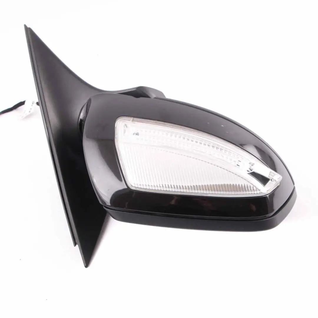 Mercedes W204 Wing Mirror Door Right O/S Obsidian Black Metallic - 197