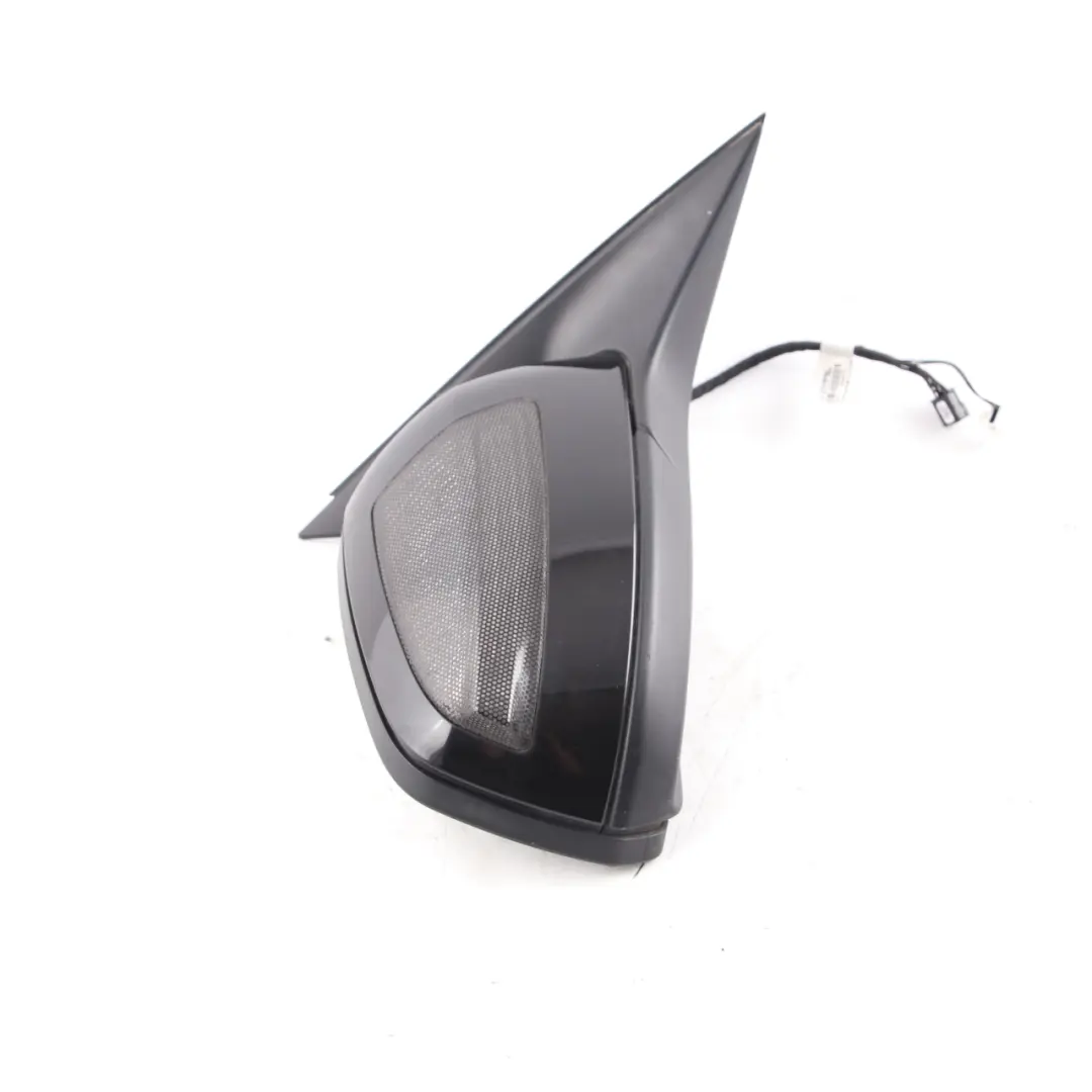 Mercedes W204 Wing Mirror Power Fold Door Right O/S Obsidian Black Metallic 197