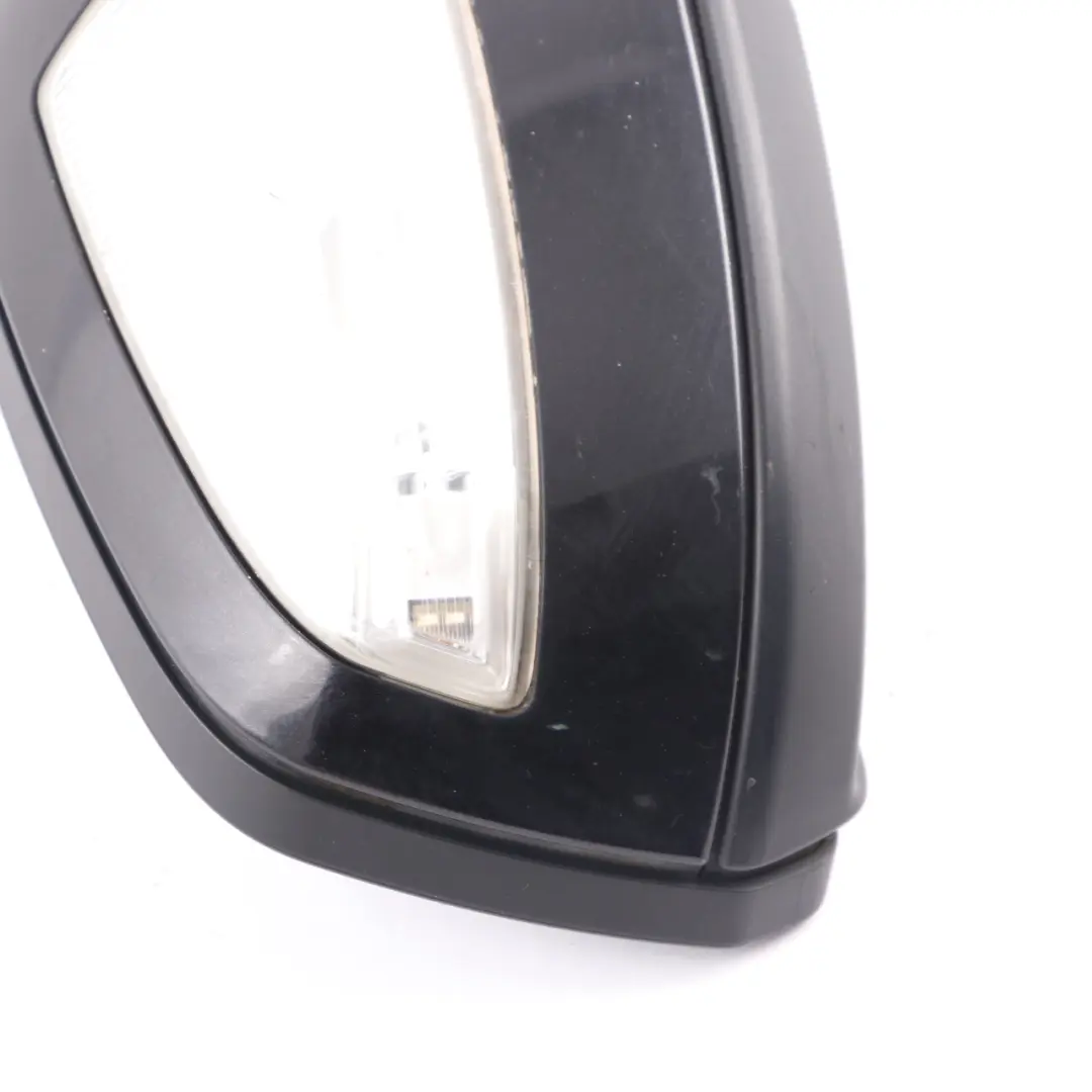 Mercedes W204 Power Fold Auto Dip Right Wing Door Mirror Obsidian Black 197