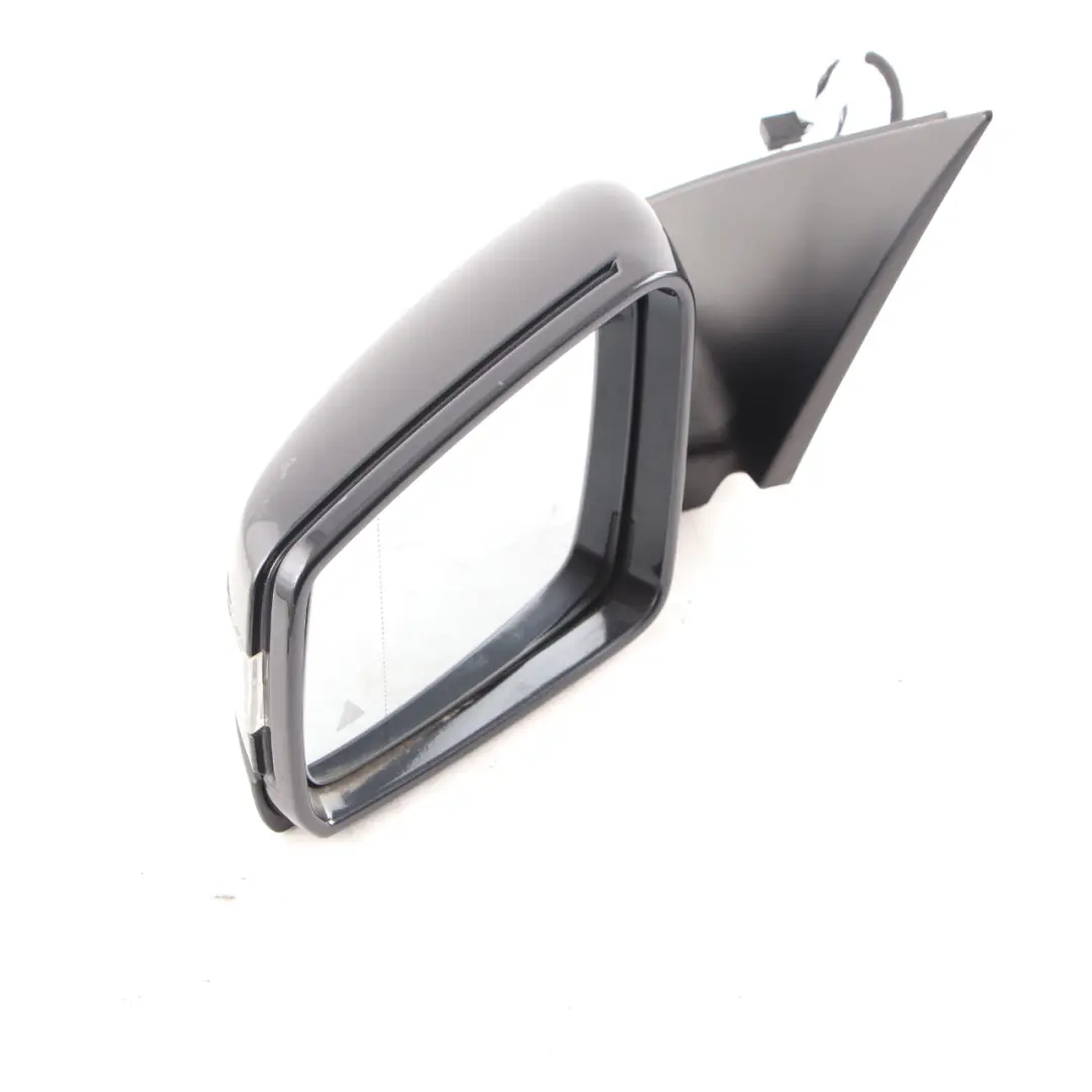 Mercedes W204 Wing Mirror Outside Power Fold Door Left N/S Magnetite Black - 183