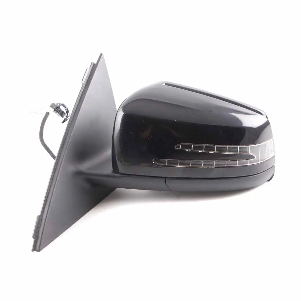 Mercedes W204 Coupe Wing Mirror Door Left N/S Outside Power Fold Auto Dip Black