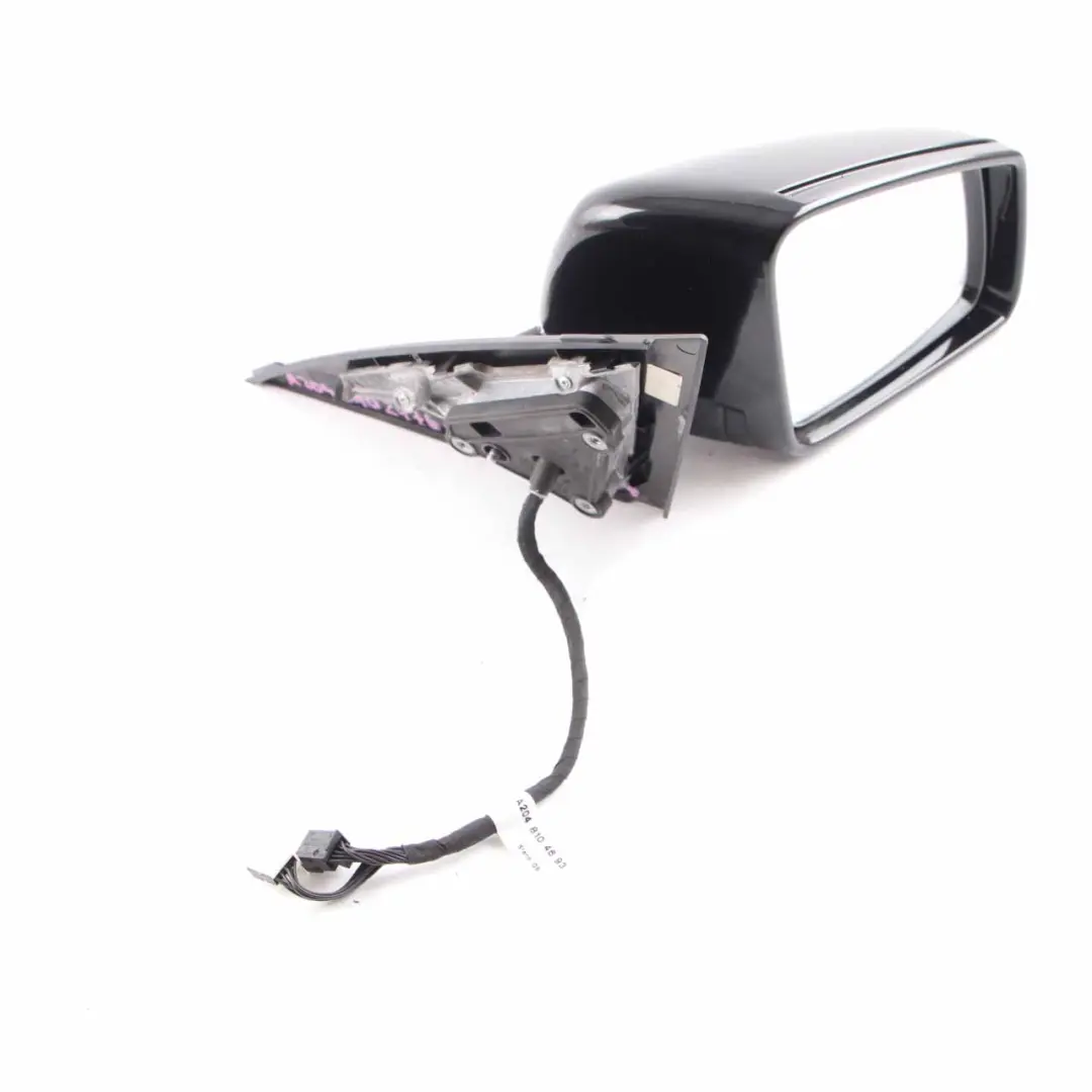 Mercedes W204 Coupe Wing Mirror Door Right O/S Outside Power Fold Auto Dip Black