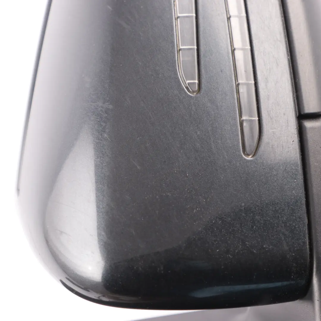 Mercedes W204 Wing Mirror Door Left N/S Auto Dip Magnetite Black Metallic - 183