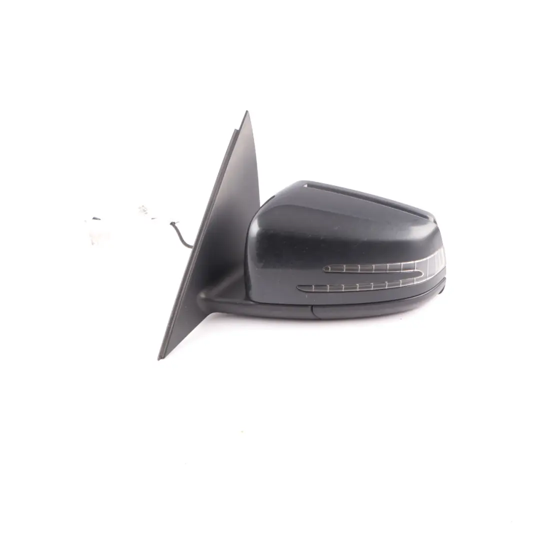 Mercedes W204 Wing Mirror Door Left N/S Auto Dip Magnetite Black Metallic - 183