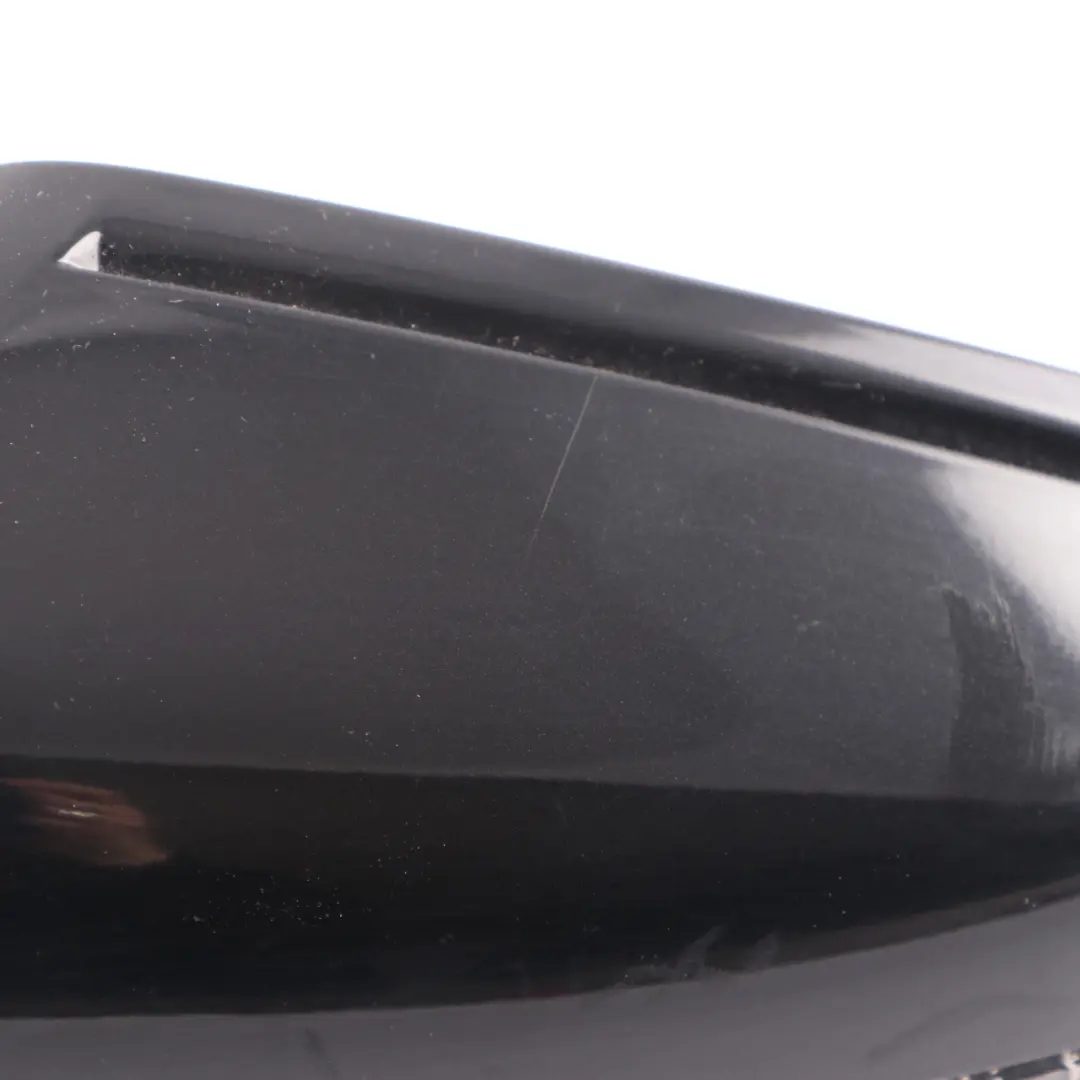 Mercedes W204 Wing Mirror Door Left N/S Auto Dip Obsidian Black - 197