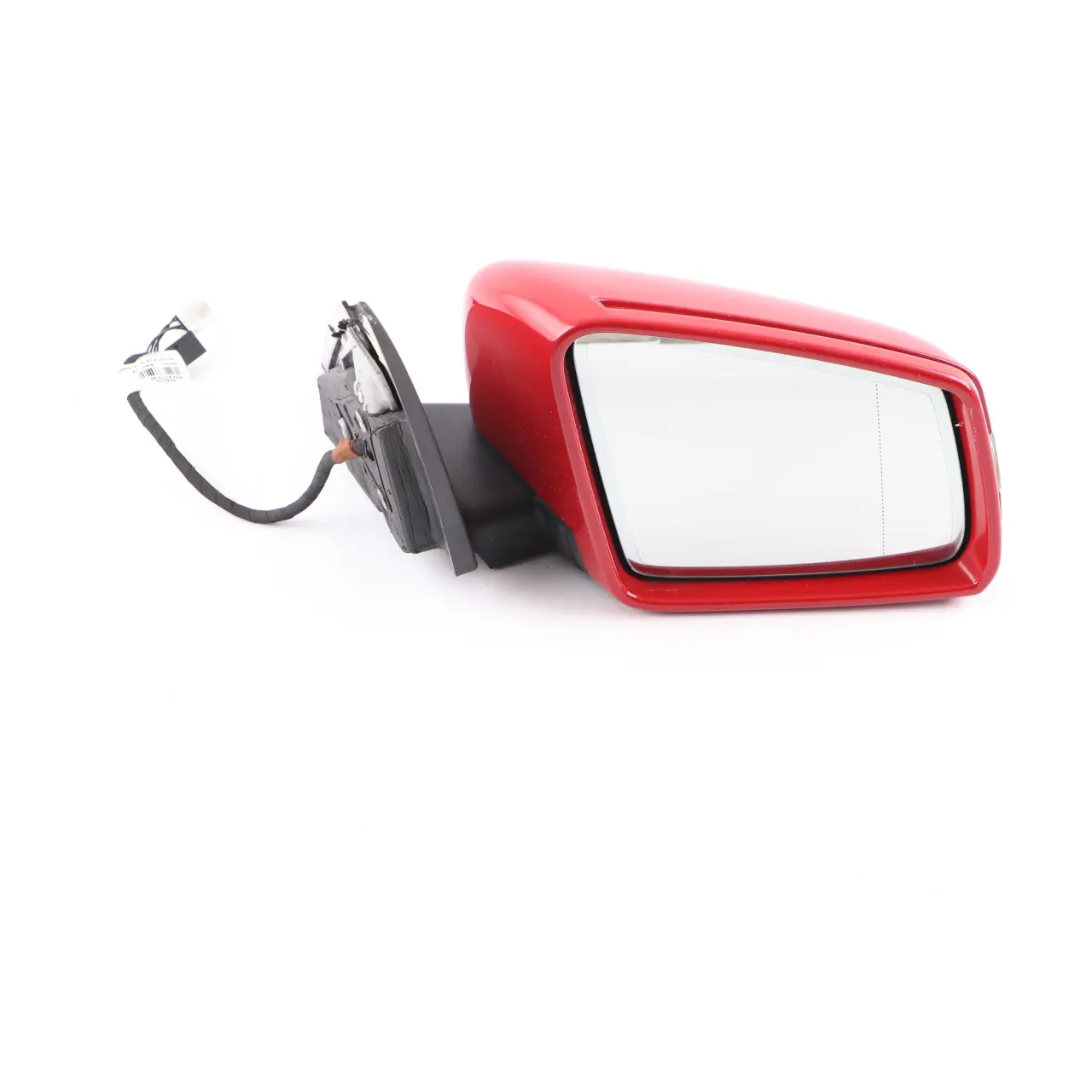 Mercedes W204 Wing Mirror Power Fold Door Right O/S Outside Fire Opal Red - 590