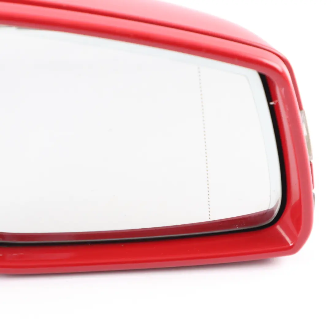 Mercedes W204 Wing Mirror Power Fold Door Right O/S Outside Fire Opal Red - 590