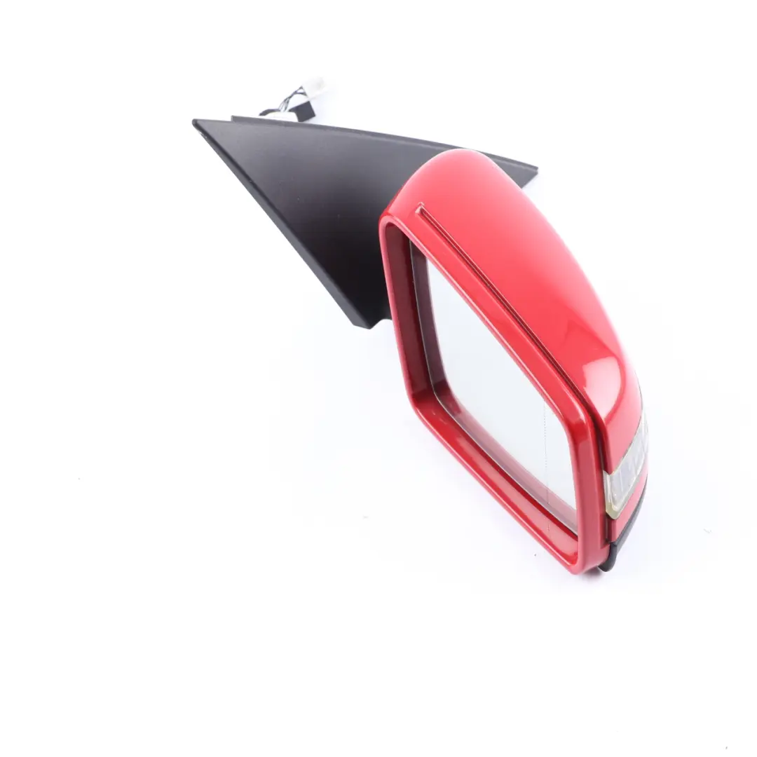 Mercedes W204 Wing Mirror Power Fold Door Right O/S Outside Fire Opal Red - 590