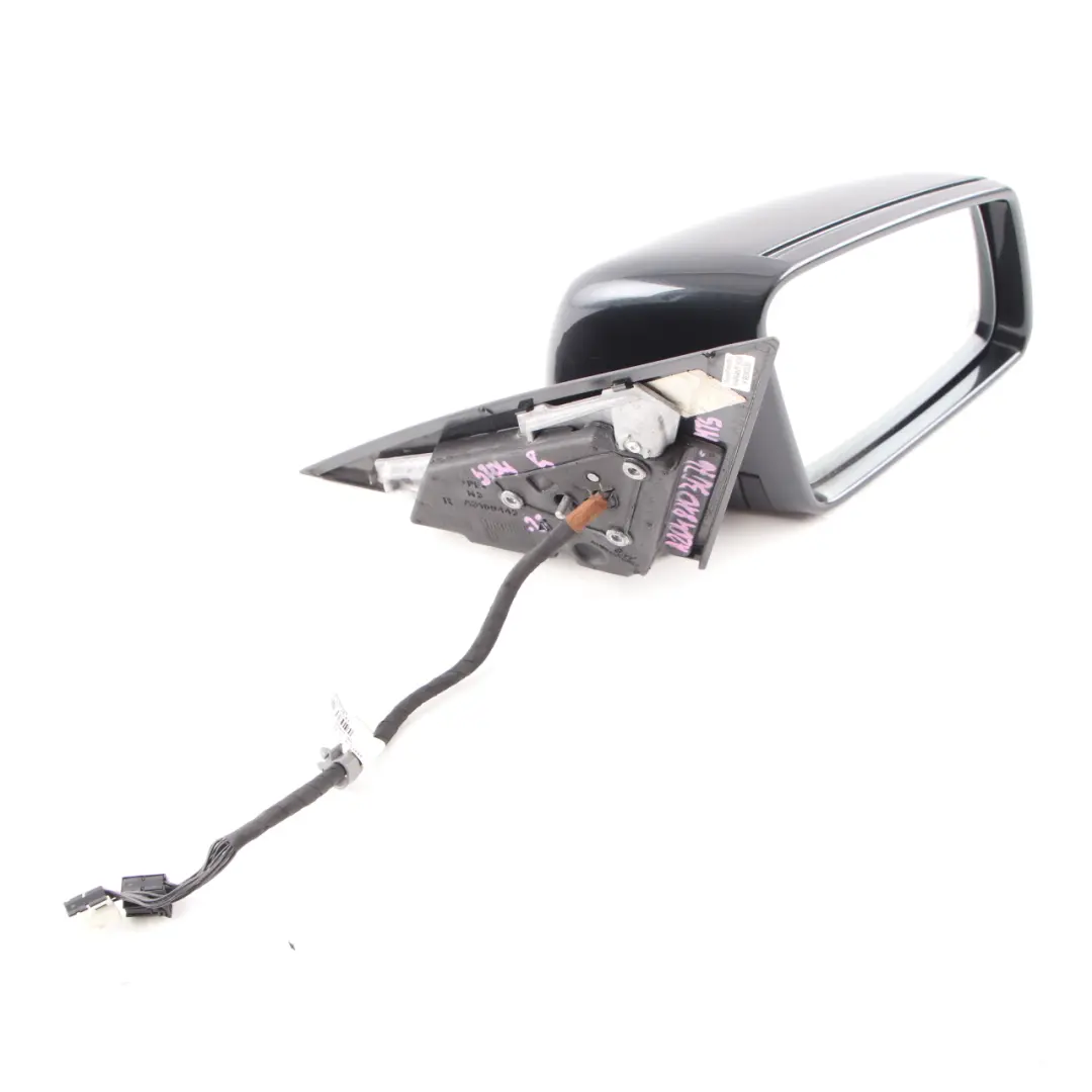 Mercedes W204 Wing Mirror Power Fold Door Right O/S Magnetite Black Metallic 183