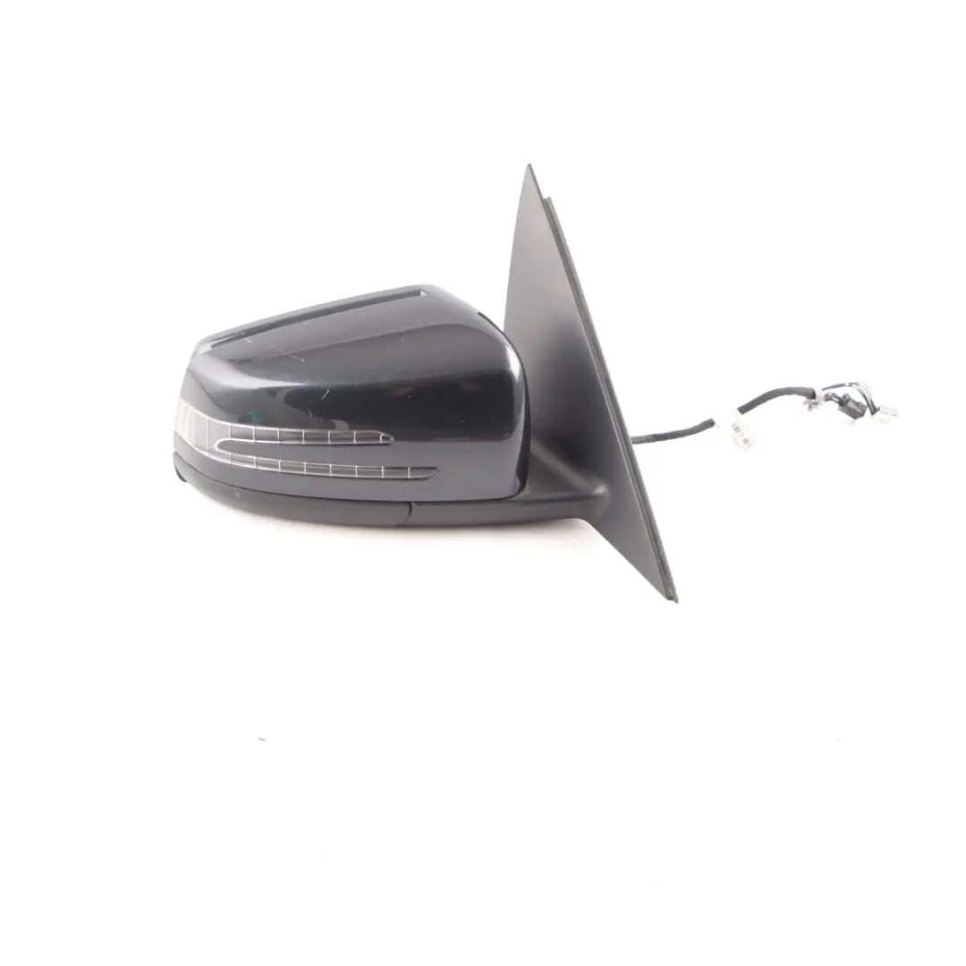 Mercedes W204 Wing Mirror Power Fold Door Right O/S Magnetite Black Metallic 183