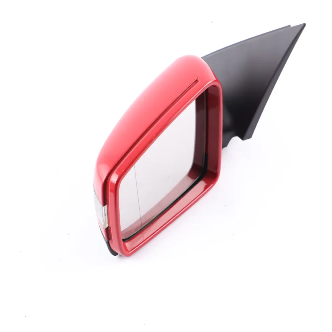 Mercedes W204 Wing Mirror Power Fold Door Left N/S Outside Fire Opal Red - 590