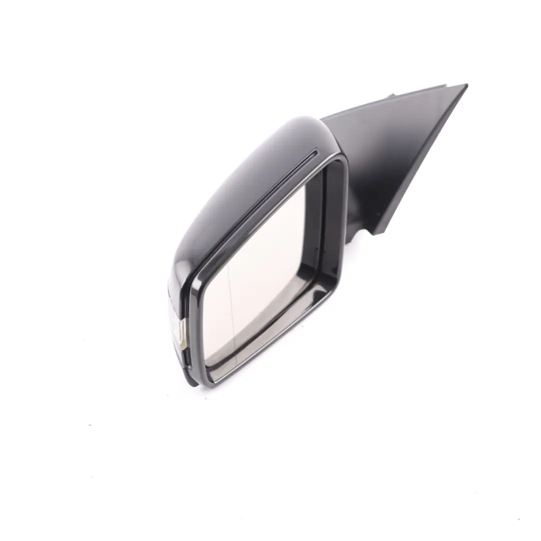 Mercedes W204 Wing Mirror Power Fold Door Left N/S Obsidian Black Metallic 197