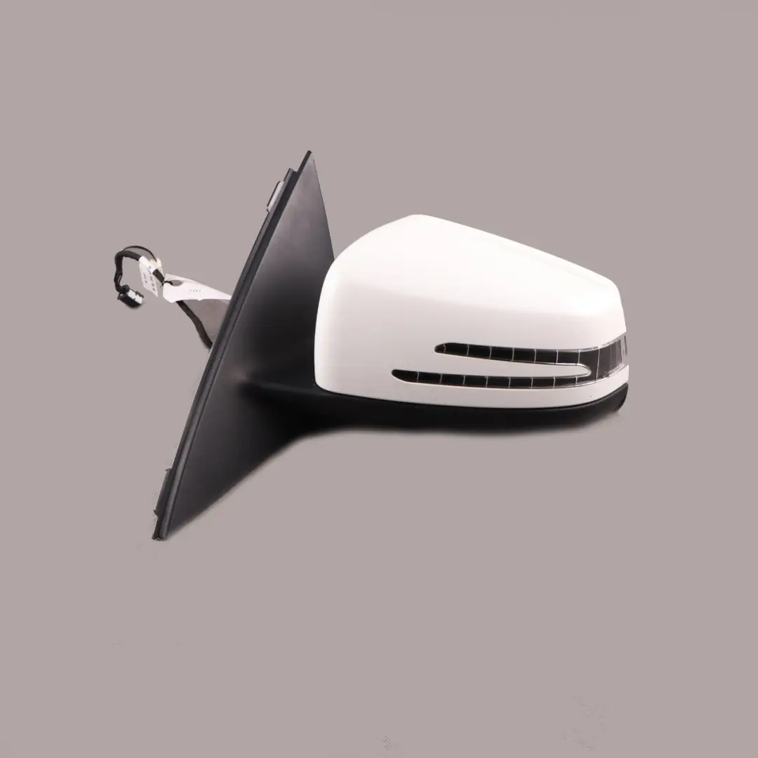 Mercedes W204 Coupe Wing Mirror Power Fold Door Left N/S Polar White - 149