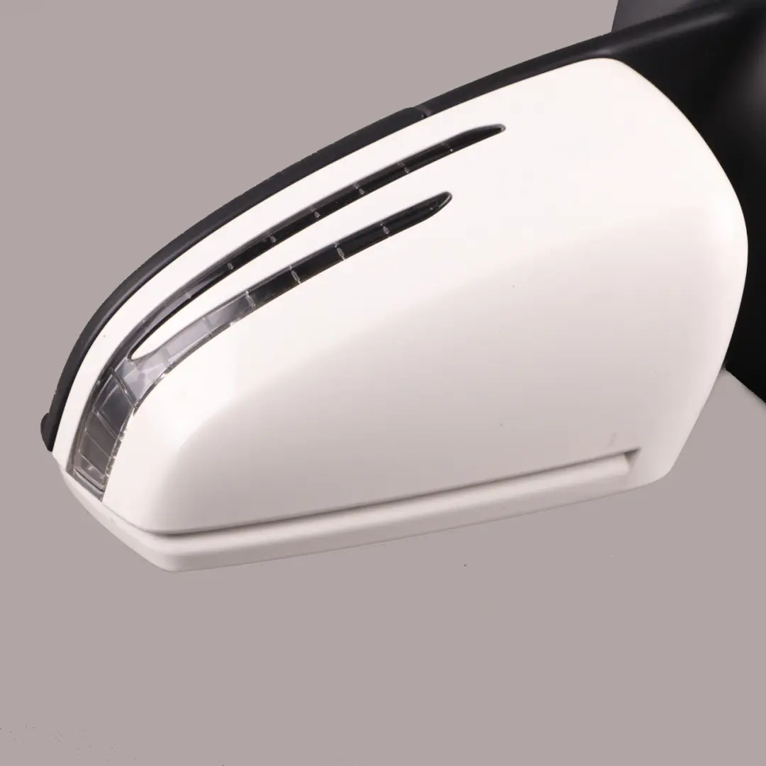 Mercedes W204 Coupe Wing Mirror Power Fold Door Left N/S Polar White - 149