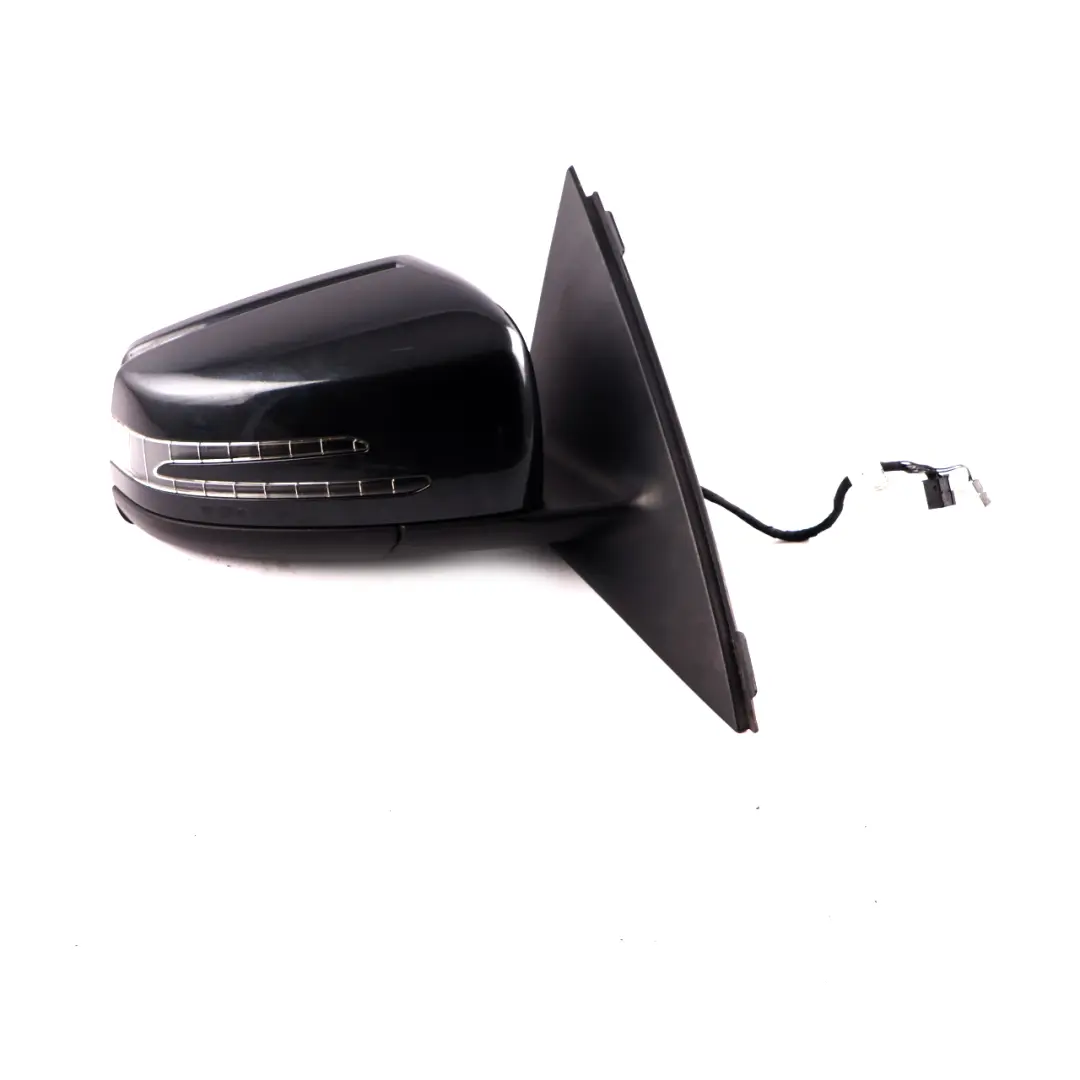 Mercedes W204 Coupe Wing Mirror Right Power Fold Magnetite Black Metallic 183