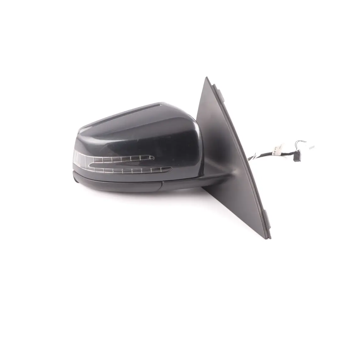 Mercedes W204 Coupe Wing Mirror Right Power Fold Magnetite Black Metallic 183