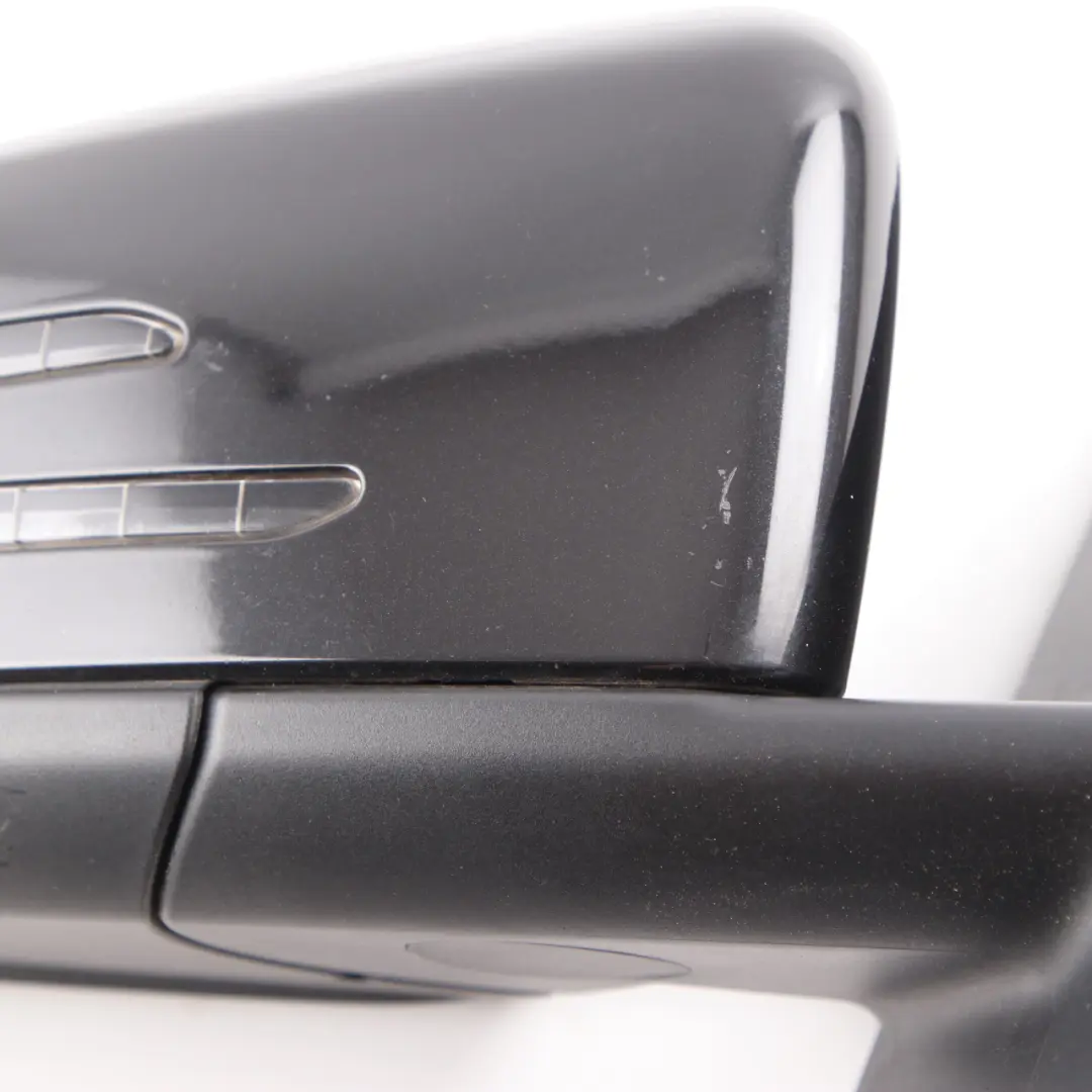 Mercedes W204 Coupe Wing Mirror Door Right O/S Outside Obsidian Black - 197