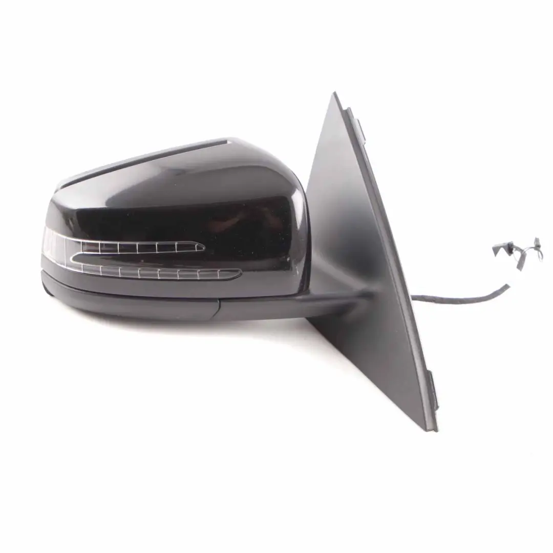 Mercedes W204 Coupe Wing Mirror Door Right O/S Outside Obsidian Black - 197