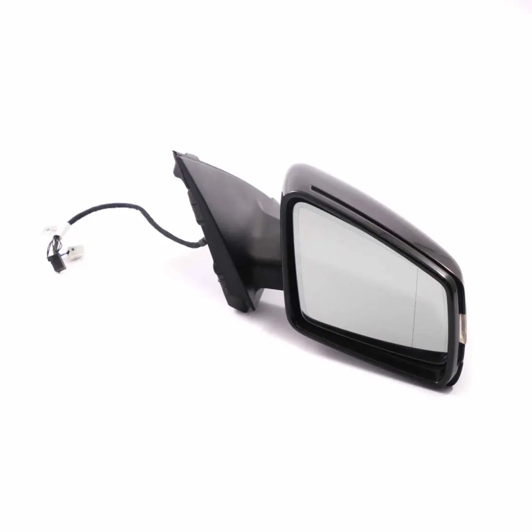 Mercedes W204 Coupe Wing Mirror Door Right O/S Outside Obsidian Black - 197