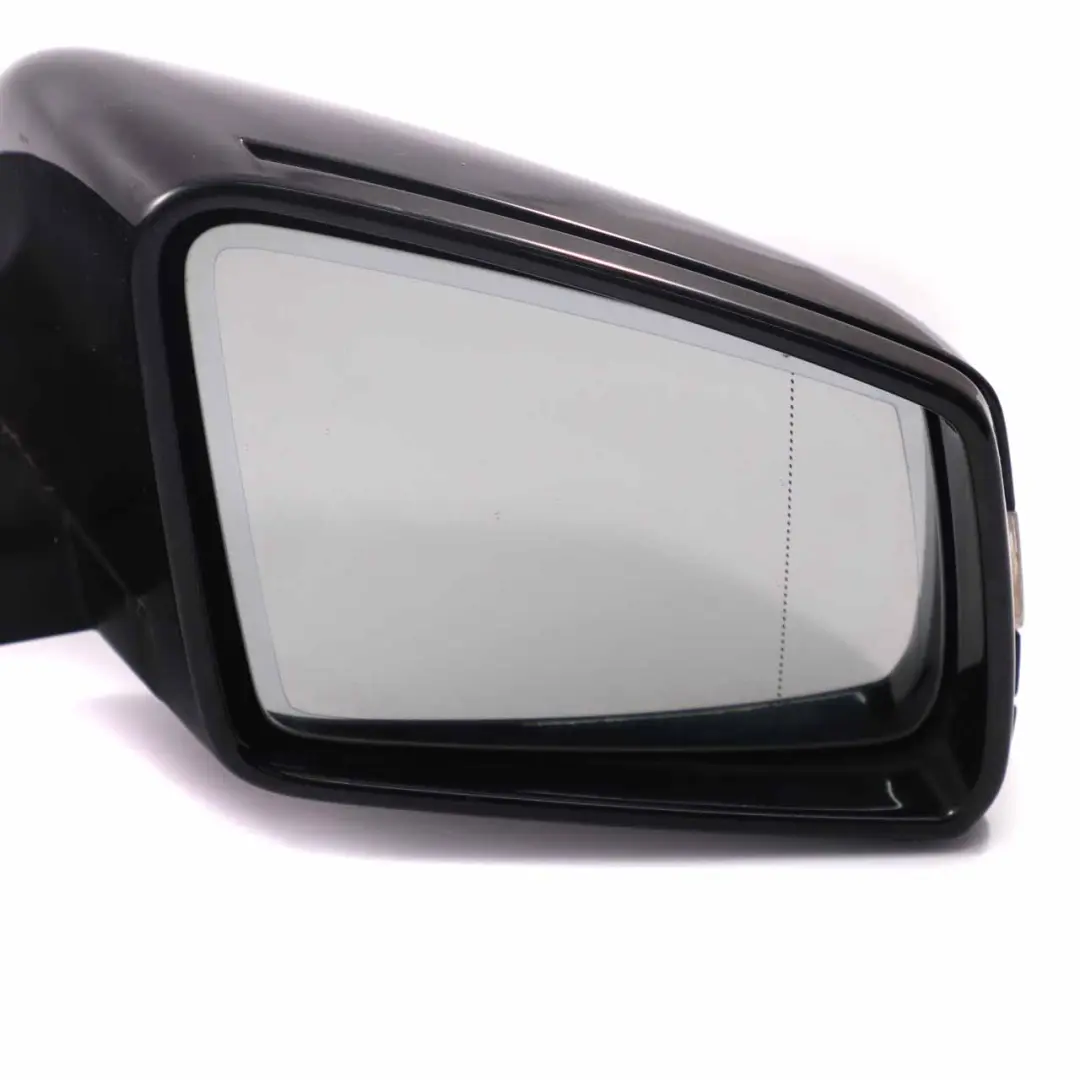 Mercedes W204 Coupe Wing Mirror Door Right O/S Outside Obsidian Black - 197