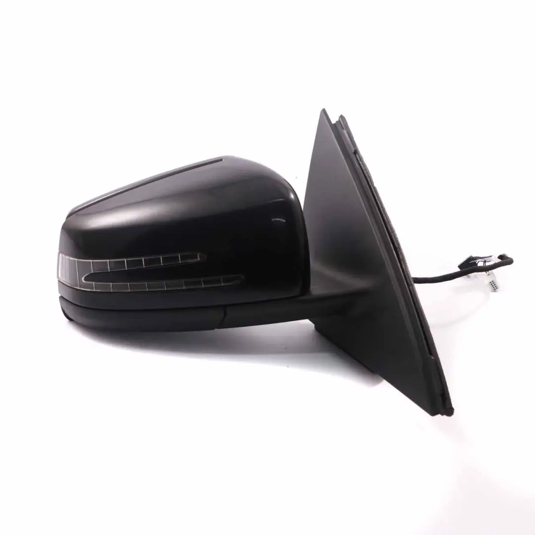 Mercedes W204 Coupe Wing Mirror Door Right O/S Outside Obsidian Black - 197