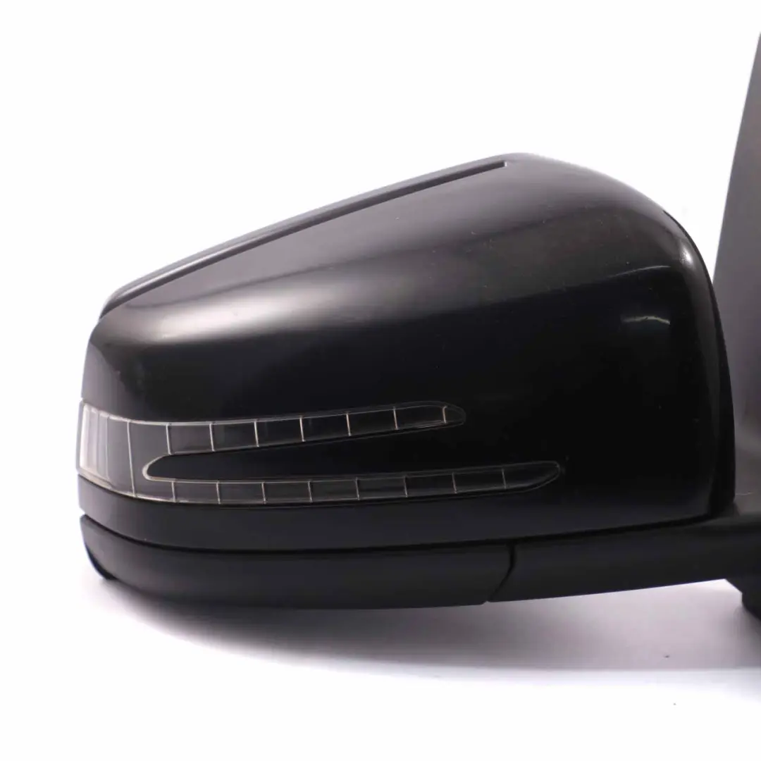 Mercedes W204 Coupe Wing Mirror Door Right O/S Outside Obsidian Black - 197