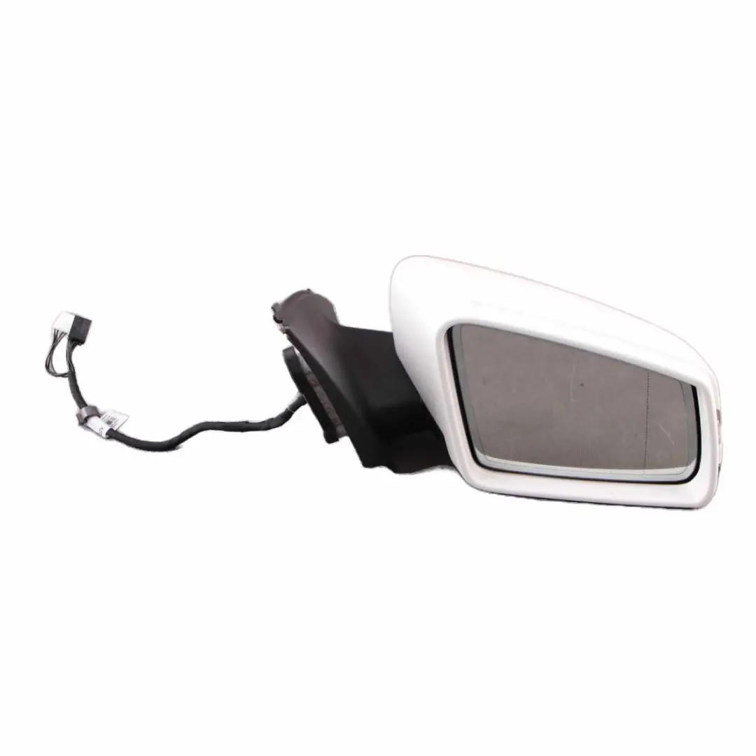 Mercedes W204 Coupe Wing Mirror Door Right O/S Power Fold Polar White - 149