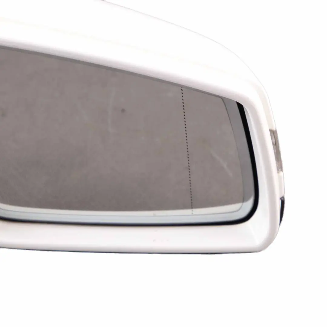 Mercedes W204 Coupe Wing Mirror Door Right O/S Power Fold Polar White - 149