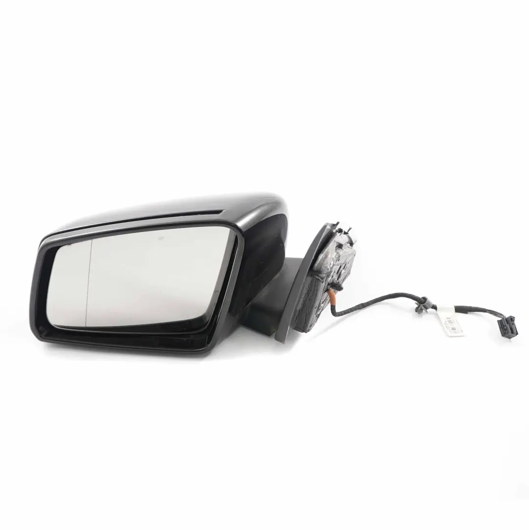 Mercedes W204 Wing Mirror Electric Outside Door Left N/S Obsidian Black - 197