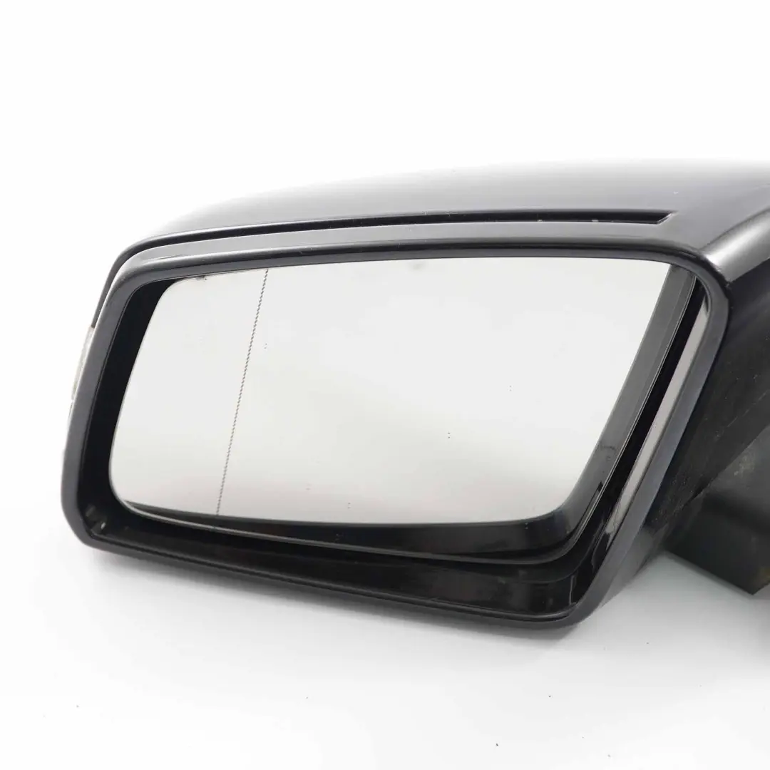 Mercedes W204 Wing Mirror Electric Outside Door Left N/S Obsidian Black - 197