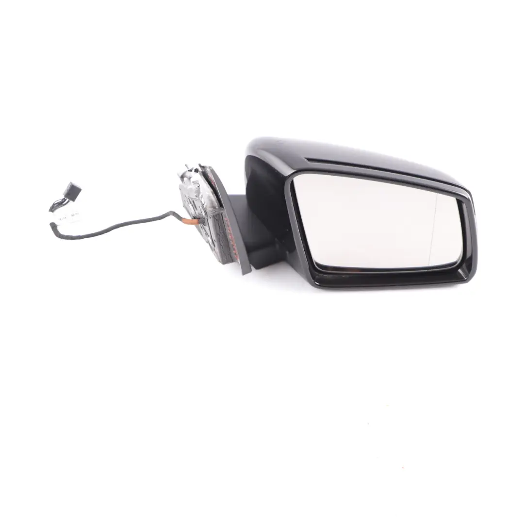 Mercedes W204 Wing Mirror Electric Outside Door Right O/S Obsidian Black - 197