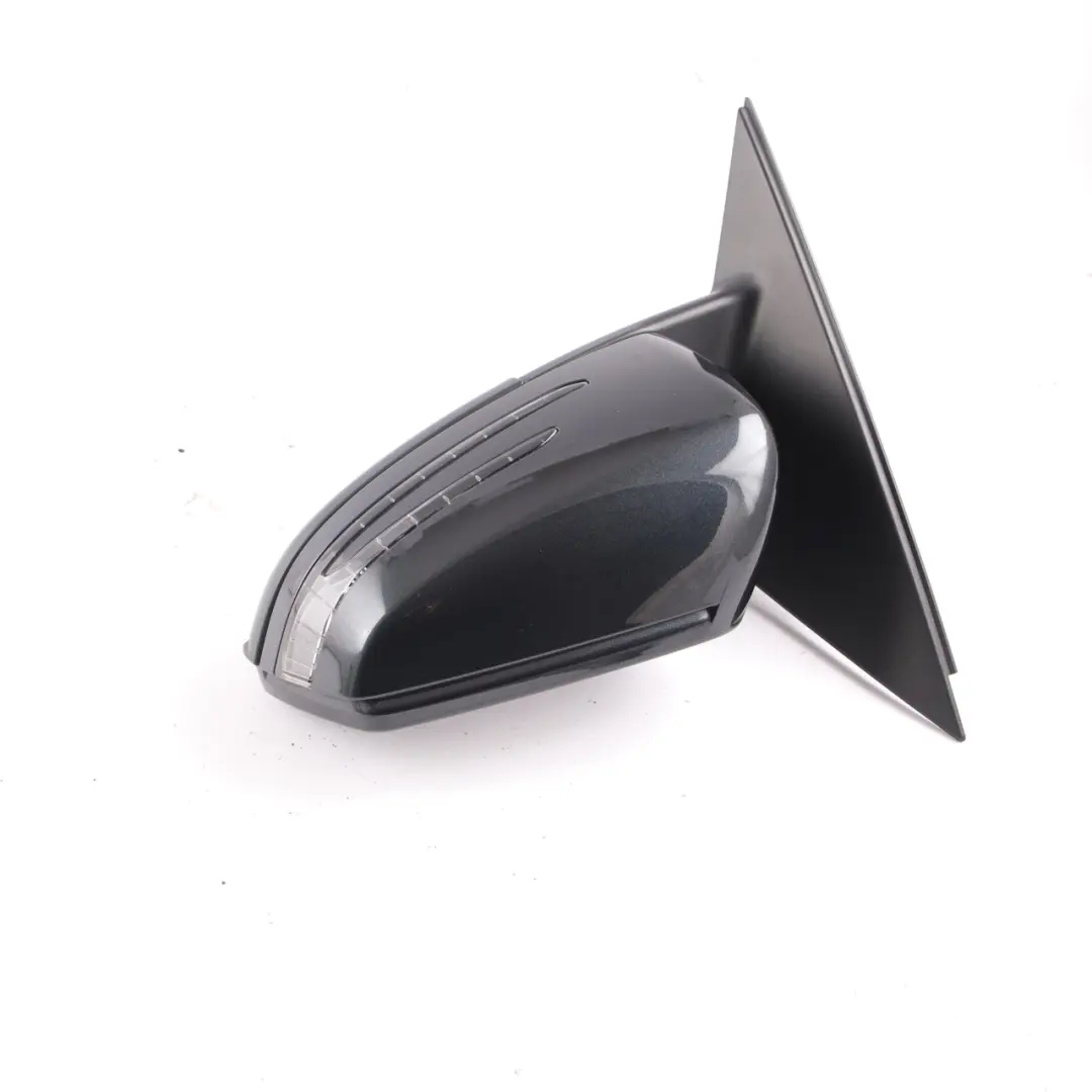 Mercedes W204 Wing Mirror Power Fold Auto Dip Door Left N/S Magnetite Black 183