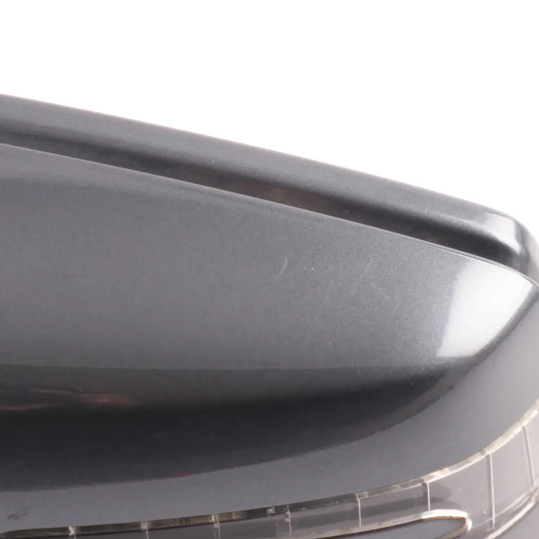 Mercedes W204 Wing Mirror Door Left N/S Power Fold Auto Dip Tenorite Grey - 755