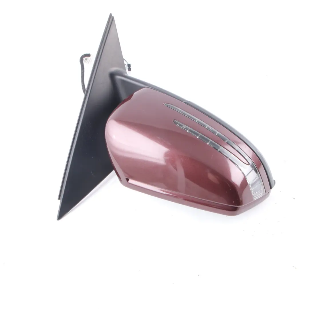 Mercedes W204 Wing Mirror Door Right O/S Power Fold Auto Dip Carneol Red - 544