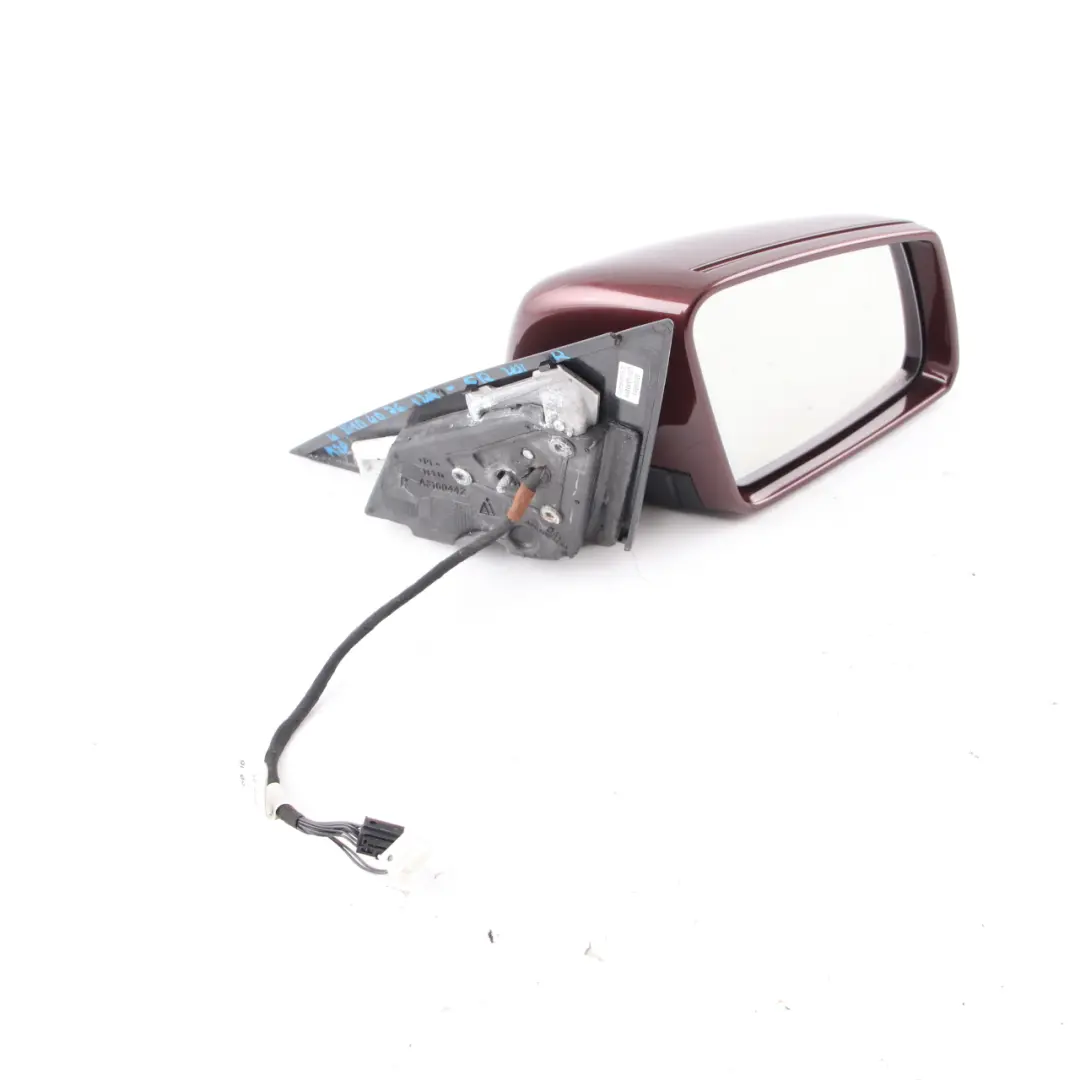 Mercedes W204 Wing Mirror Door Right O/S Power Fold Auto Dip Carneol Red - 544