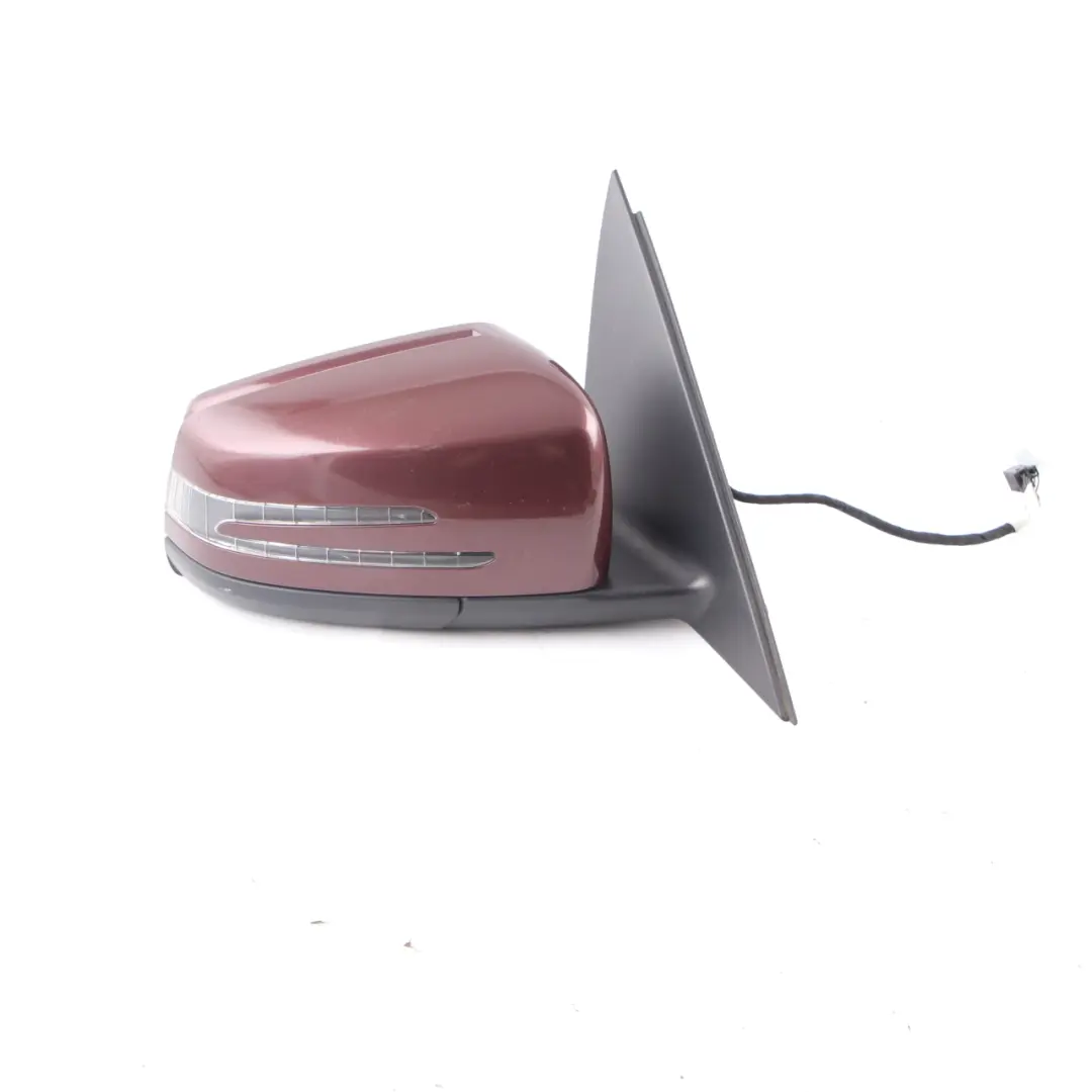 Mercedes W204 Wing Mirror Door Right O/S Power Fold Auto Dip Carneol Red - 544