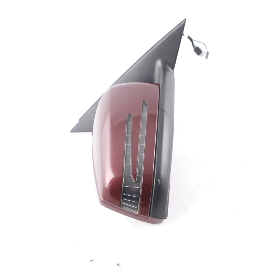 Mercedes W204 Wing Mirror Door Right O/S Power Fold Auto Dip Carneol Red - 544