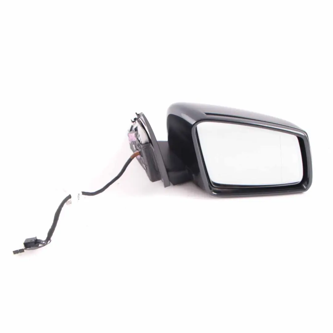 Mercedes W204 Wing Mirror Door Right O/S Power Fold Auto Dip Magnetite Black