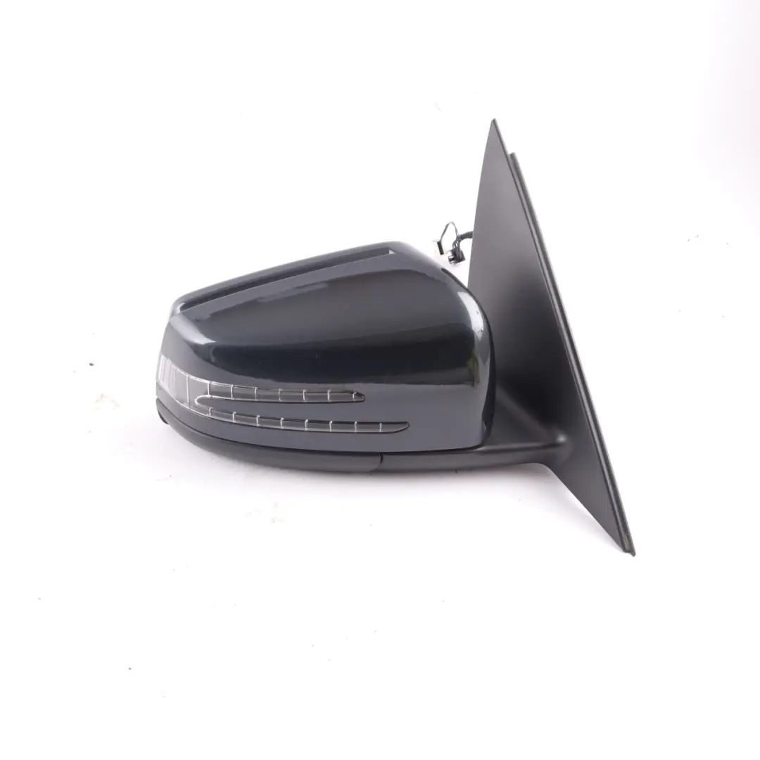 Mercedes W204 Wing Mirror Door Right O/S Power Fold Auto Dip Magnetite Black