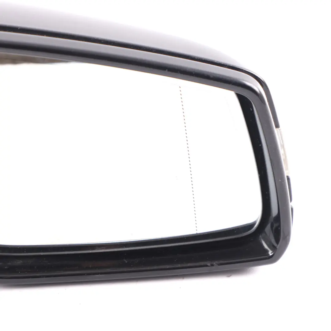 Wing Mirror Mercedes W204 Door Right O/S Power Fold Auto Dip Obsidian Black 197