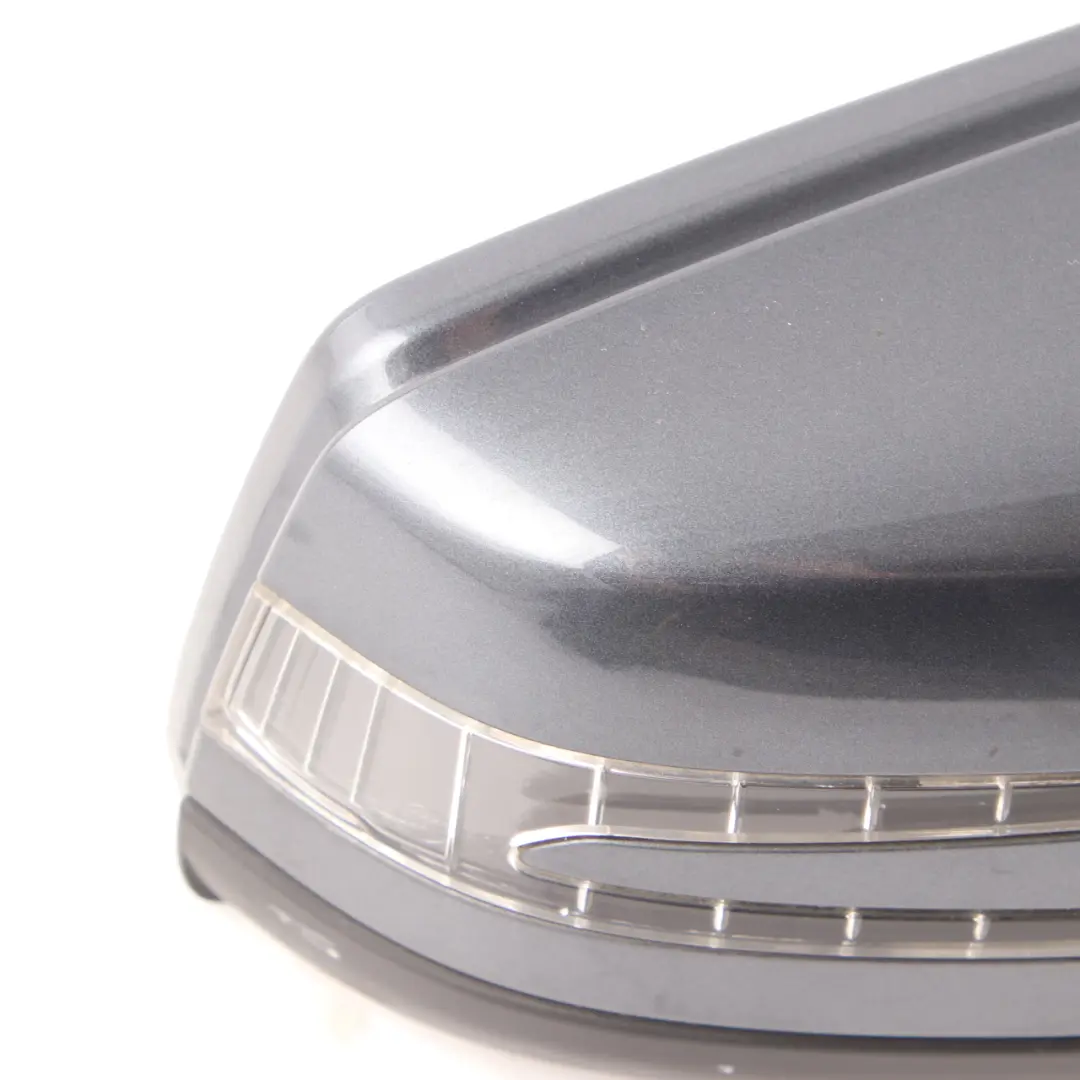 Mercedes W204 Wing Mirror Door Right O/S Power Fold Auto Dip Tenorite Grey - 755