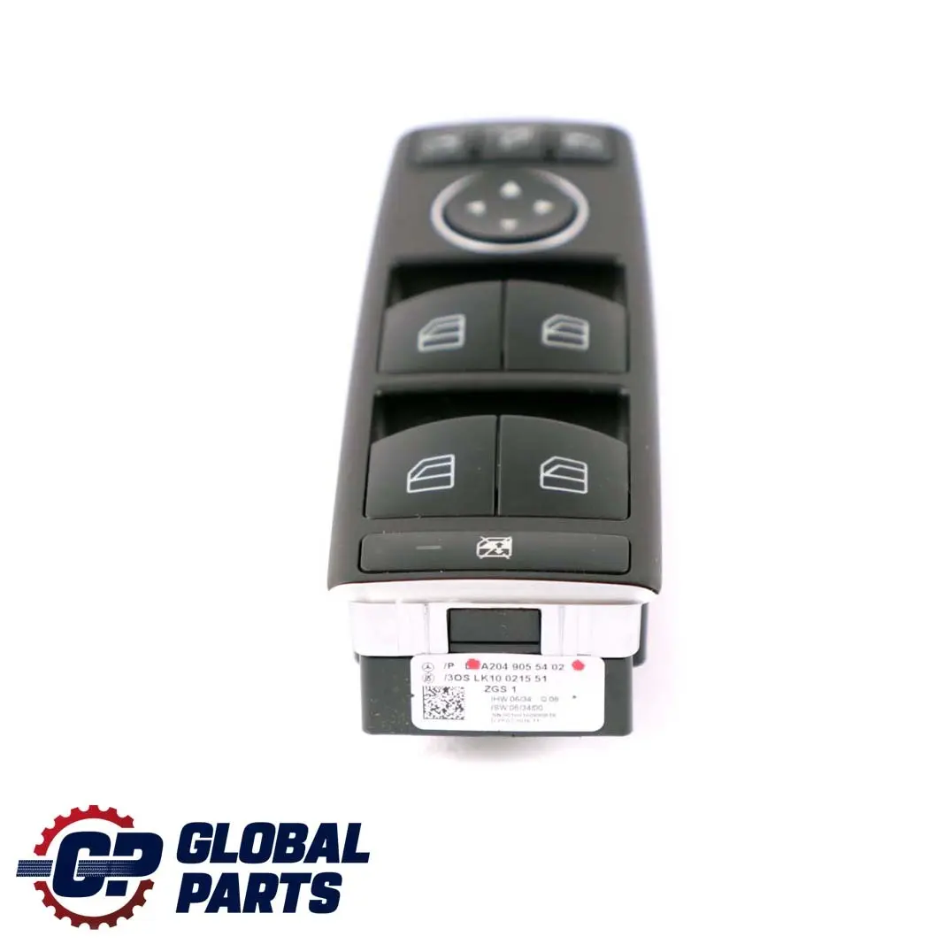 Mercedes-Benz C E W204 W207 Front Right Door Power Window Regulation Switch