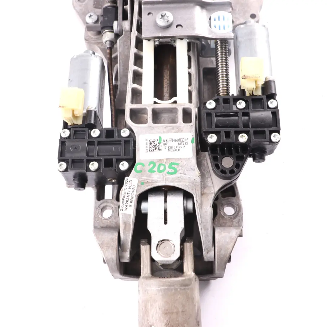 Mercedes W205 W213 Electric Adjustable Steering Column Shaft Tube A2054603916