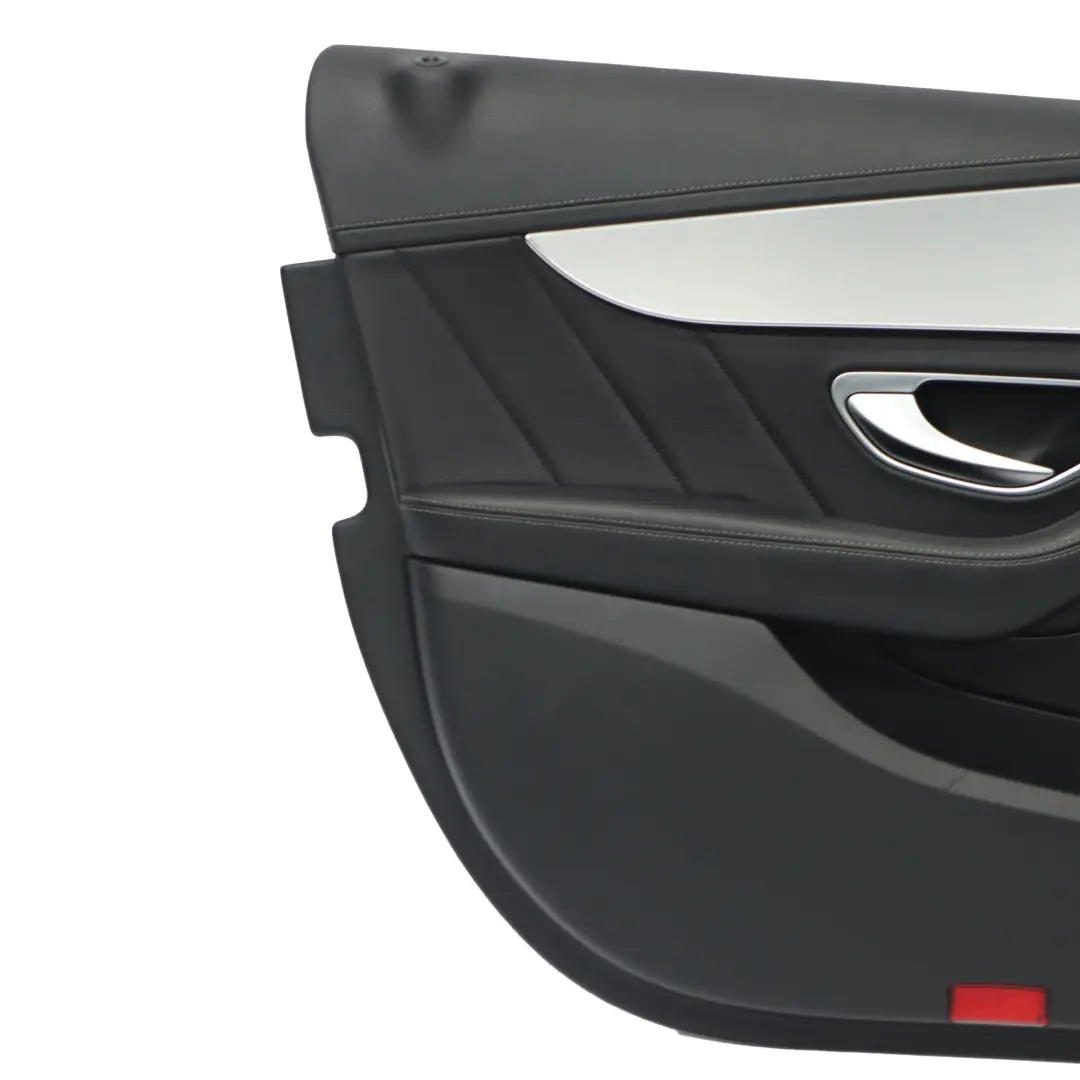Mercedes W205 Door Card Front Left N/S Trim Panel Cover AMG Line Leather Black